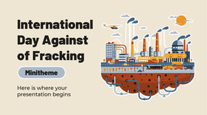Giornata internazionale contro il fracking Minitema