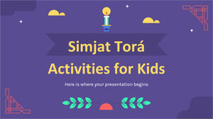 어린이를 위한 Simjat Tora 활동