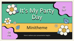 Minitema Es mi día de fiesta