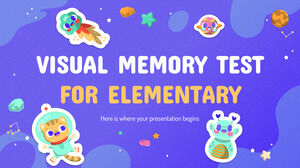 Test de memorie vizuală pentru elementar