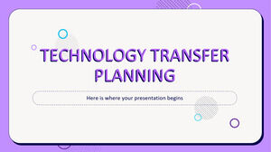Technology Transfer Planning