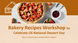 Семинар по рецептам хлебобулочных изделий, посвященный Национальному дню десерта США