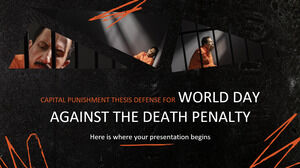 Tesi sulla pena capitale Difesa per la Giornata mondiale contro la pena di morte