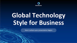 Globalny styl technologii dla biznesu