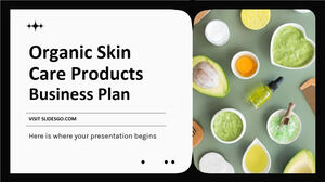 Geschäftsplan für Bio-Hautpflegeprodukte