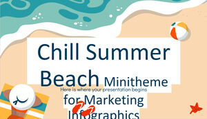 Chill Summer Beach Minitheme for Marketing Infographics