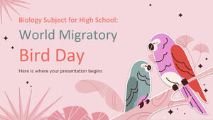 Materia de Biología para Bachillerato: Día Mundial de las Aves Migratorias