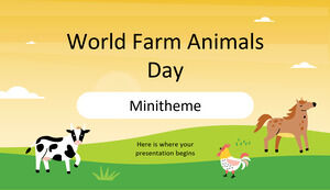 Minitema do Dia Mundial dos Animais de Fazenda