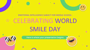 中学校の心の知能指数科目: 世界の笑顔の日を祝う