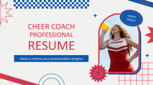 CV professionnel Cheer Coach
