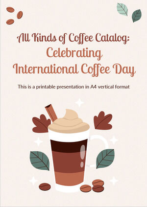 Alle Arten von Kaffee-Katalog: Celebrating International Coffee Day