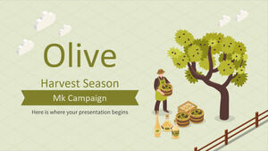 Campagna MK della stagione della raccolta delle olive