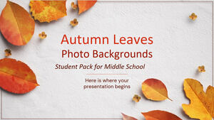 Latar Belakang Foto Daun Musim Gugur - Paket Siswa untuk Sekolah Menengah