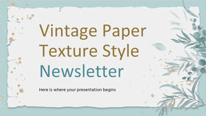 Boletín de estilo de textura de papel vintage