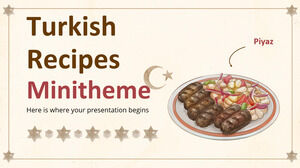 터키 요리법 Minitheme 다목적