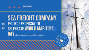 Предложение проекта Sea Freight Company к празднованию Всемирного дня моря