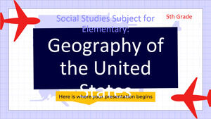 小学 5 年级社会研究科目：美国地理