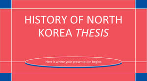 Kuzey Kore Tezinin Tarihi