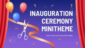 Minitemat ceremonii inauguracyjnej