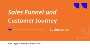 Sales Funnel & Customer Journey Businessplan
