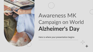 Campagna di sensibilizzazione MK sulla Giornata mondiale dell'Alzheimer