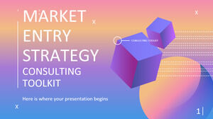 Kit de ferramentas de consultoria de estratégia de entrada no mercado