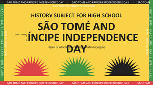 Materia di Storia per il Liceo: Giorno dell'Indipendenza di Sao Tome e Principe