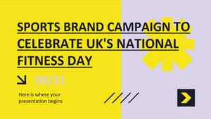 Sports Brand Campaign to Celebrate UK's National Fitness Day