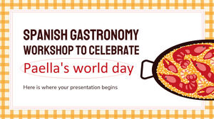 İspanyol Gastronomi Çalıştayı Paella'nın Dünya Gününü Kutlayacak