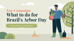 Eco-Campaign: Ce să faceți pentru Ziua Arborului din Brazilia