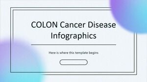 Colon Cancer Disease Infographics