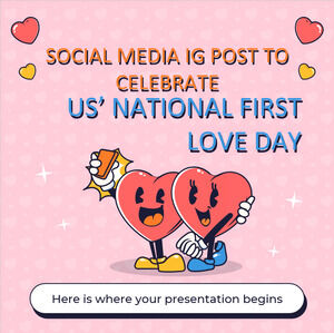 ABD'nin Ulusal İlk Aşk Günü'nü Kutlamak İçin Sosyal Medya IG Gönderileri