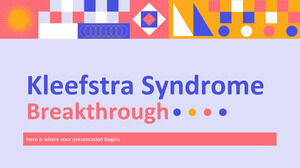 Kleefstra 증후군 획기적인 의료
