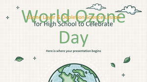 Ozonschicht & Abbau - Naturwissenschaftliche Lektion für die High School zur Feier des Weltozontags