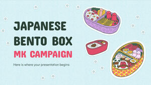 Japanese Bento Box MK Campaign
