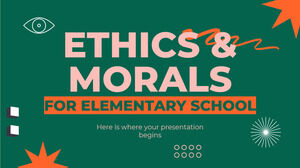 Pelajaran Etika dan Moral untuk Sekolah Dasar