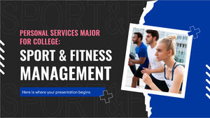 Especialización en servicios personales para la universidad: Gestión de deportes y fitness