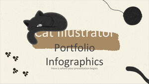 Infografiki portfolio Cat Illustrator