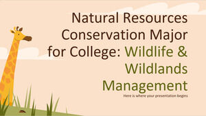 Especialización en Conservación de Recursos Naturales para la Universidad: Manejo de Vida Silvestre y Tierras Silvestres