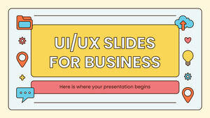 Diapositivas de UI/UX para empresas