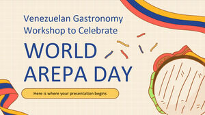 Venezuela Gastronomi Çalıştayı Dünya Arepa Günü'nü Kutlayacak