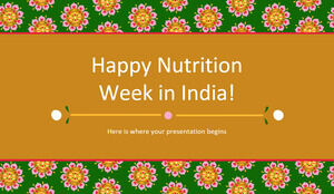 Hindistan'da Mutlu Beslenme Haftası!