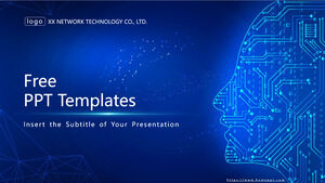 藍色科技 PowerPoint 模板