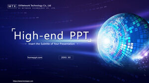 Streszczenie Planeta Technologia Szablony prezentacji PowerPoint