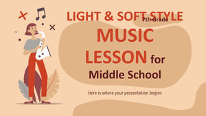 Pelajaran Musik Gaya Ringan & Lembut untuk Sekolah Menengah