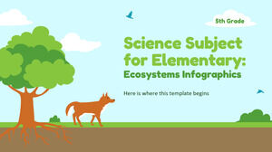 초등학교 - 5학년 과학 과목: 생태계 인포그래픽