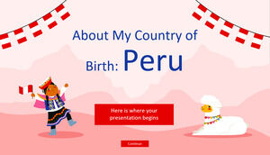 О стране моего рождения: Перу