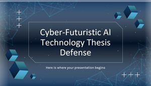 Cyber-Futuristic AI Technology Thesis Defense