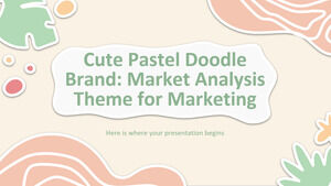 Cute Pastel Doodle Brand: Thème d'analyse de marché pour le marketing