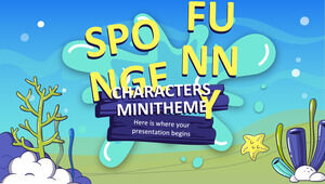 Minitema de personajes divertidos de Sponge